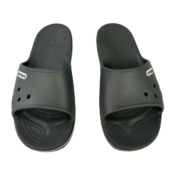 Crocs Crocband II Gray Slides Slip On Size W9 M7 - Picture 4 of 11
